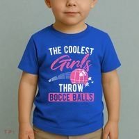 Coolest Throw Bocce Ball Great Gift Toddler T-Shirt thumb 2