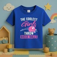 Coolest Throw Bocce Ball Great Gift Toddler T-Shirt thumb 3