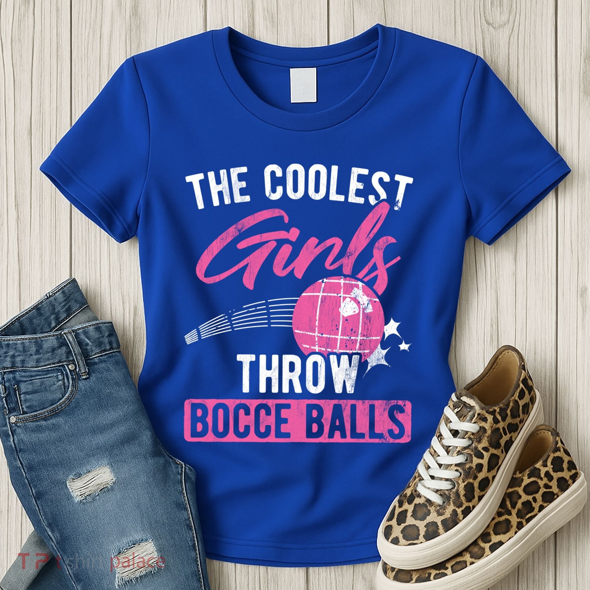 Coolest Throw Bocce Ball Great Gift Women's T-Shirt