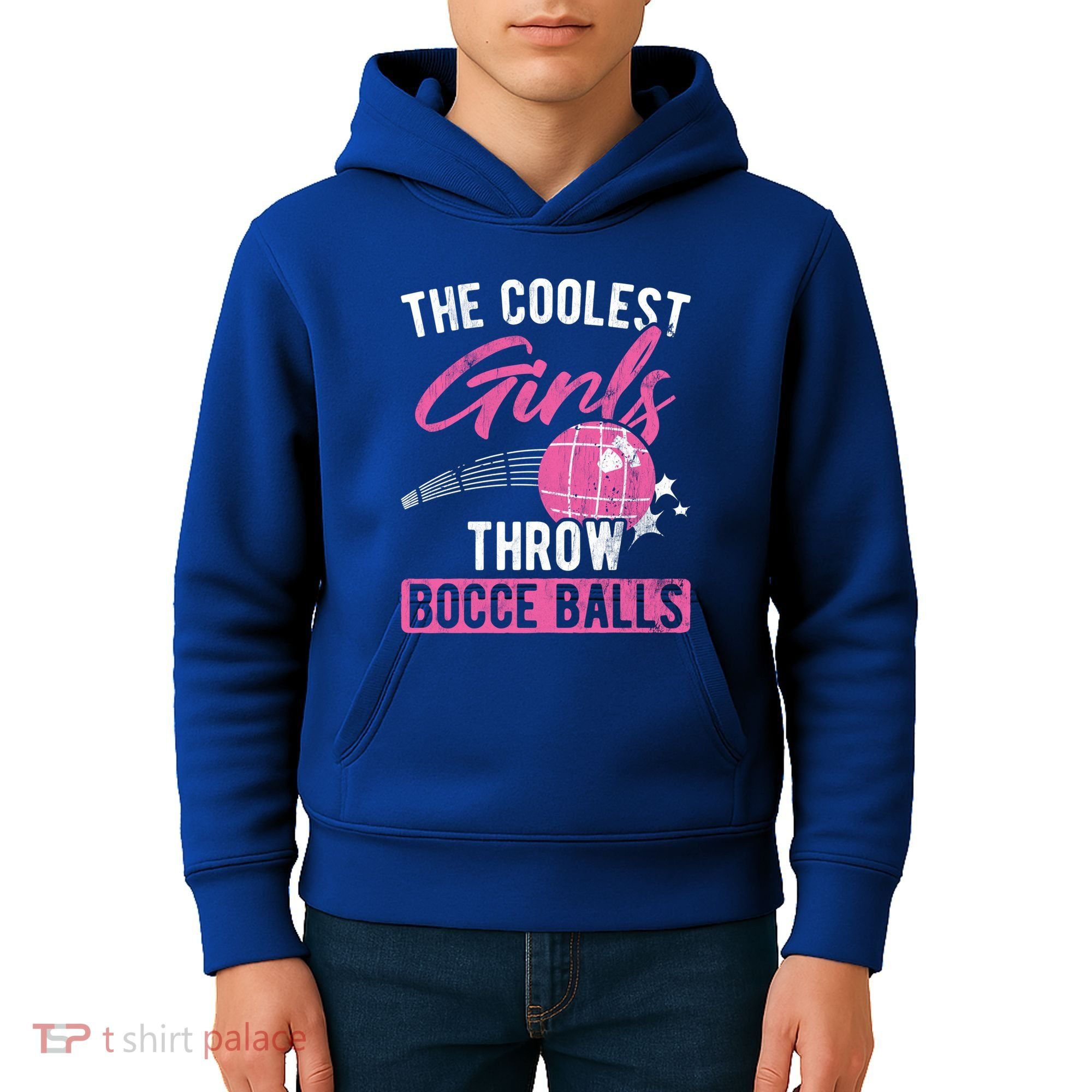 Coolest Throw Bocce Ball Great Gift Kids Hoodie