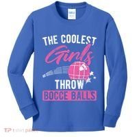 Coolest Throw Bocce Ball Great Gift Kids Long Sleeve Shirt thumb 0