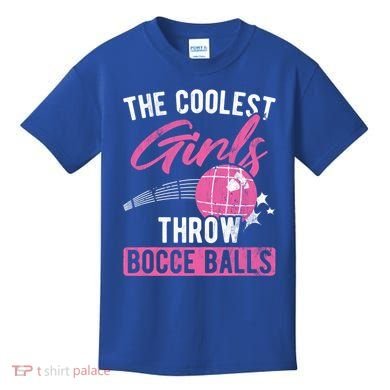 Coolest Throw Bocce Ball Great Gift Kids T-Shirt