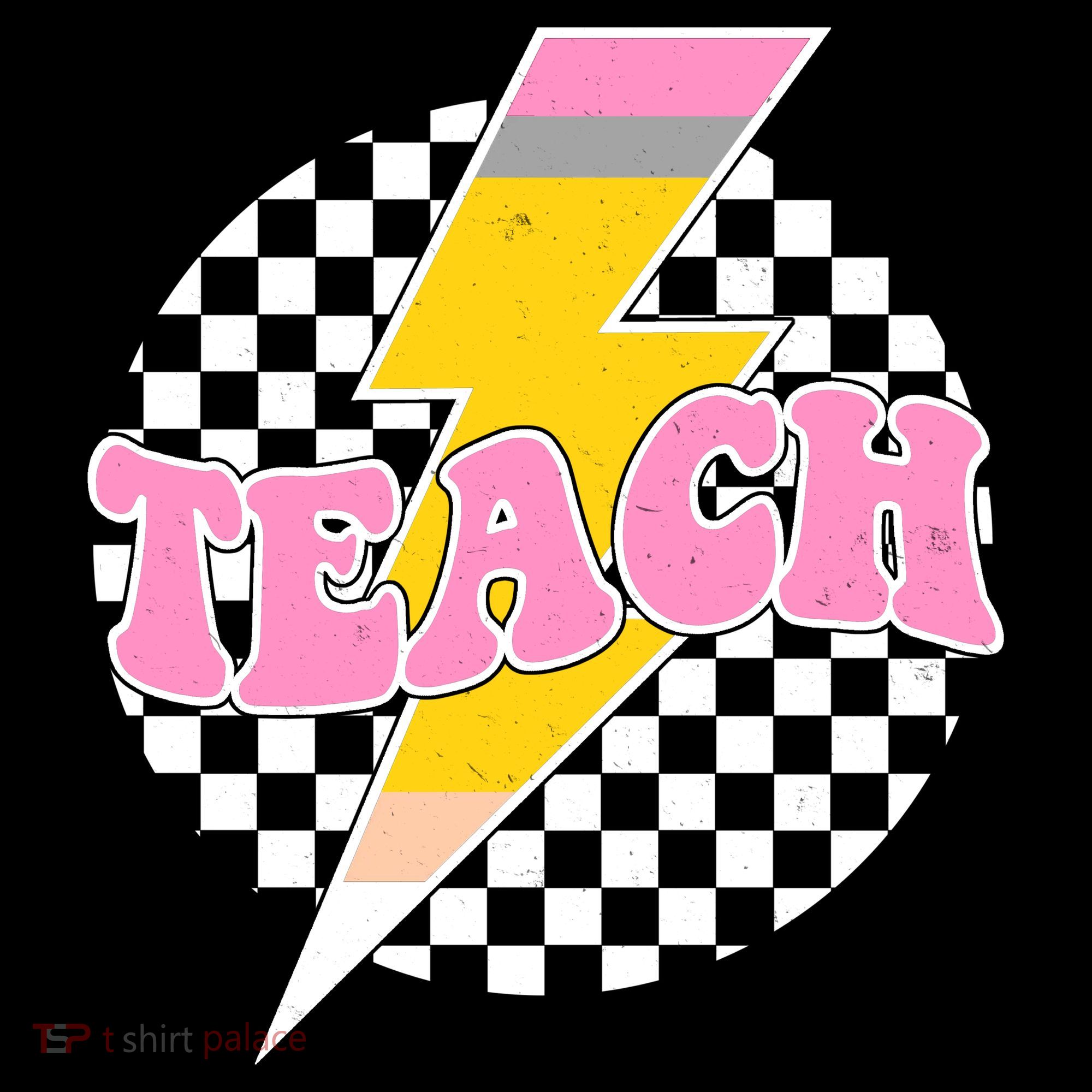Checkered Teach Back To School Teacher Apron