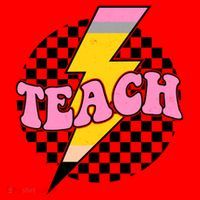 Checkered Teach Back To School Teacher Santa Hat thumb 1