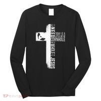 Cornhole Team Bean Bag Player Champ Cross Faith Jesus Long Sleeve Shirt thumb 0
