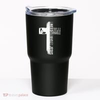 Cornhole Team Bean Bag Player Champ Cross Faith Jesus Tumbler thumb 0