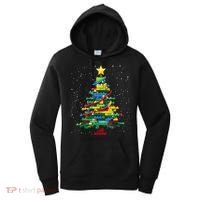 Christmaschristmas Tree Block Tree Block Brick Building Xmas Master Builder Women's Hoodie thumb 0