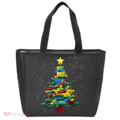 Christmaschristmas Tree Block Tree Block Brick Building Xmas Master Builder Bag