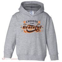 Choose To Be Grateful Pumpkin Toddler Hoodie thumb 0