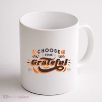 Choose To Be Grateful Pumpkin Coffee Mug thumb 1