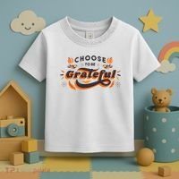 Choose To Be Grateful Pumpkin Toddler T-Shirt thumb 3