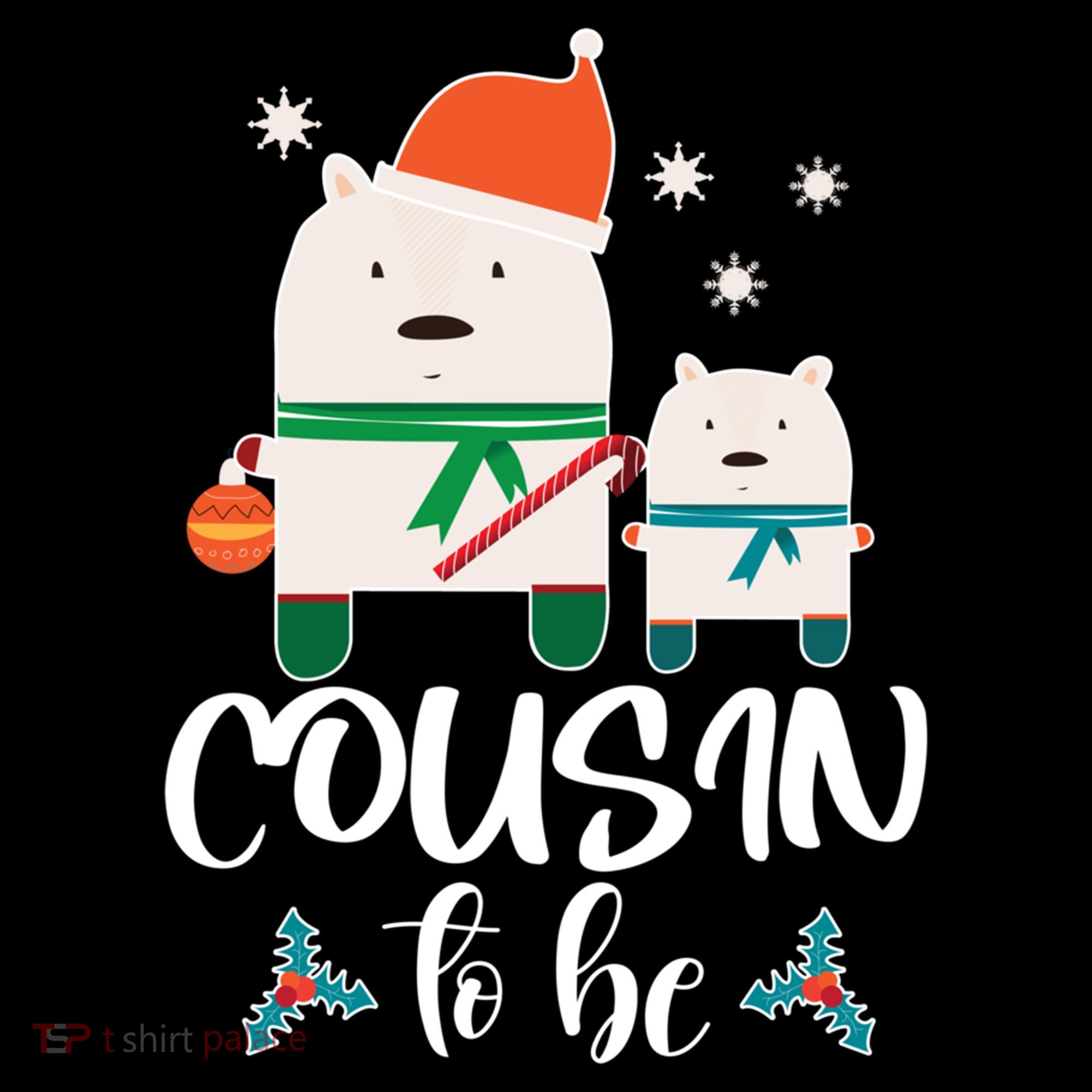 Cousin To Be Polar Bear Christmas Shower Cool Gift Coffee Mug