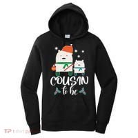Cousin To Be Polar Bear Christmas Shower Cool Gift Women's Hoodie thumb 0