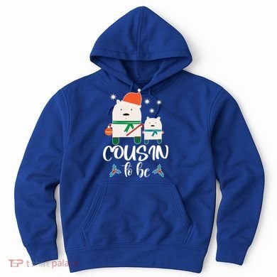 Cousin To Be Polar Bear Christmas Shower Cool Gift Hoodie