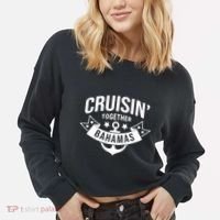 Cruisin Together Bahamas Gift Cropped Pullover Crew thumb 2
