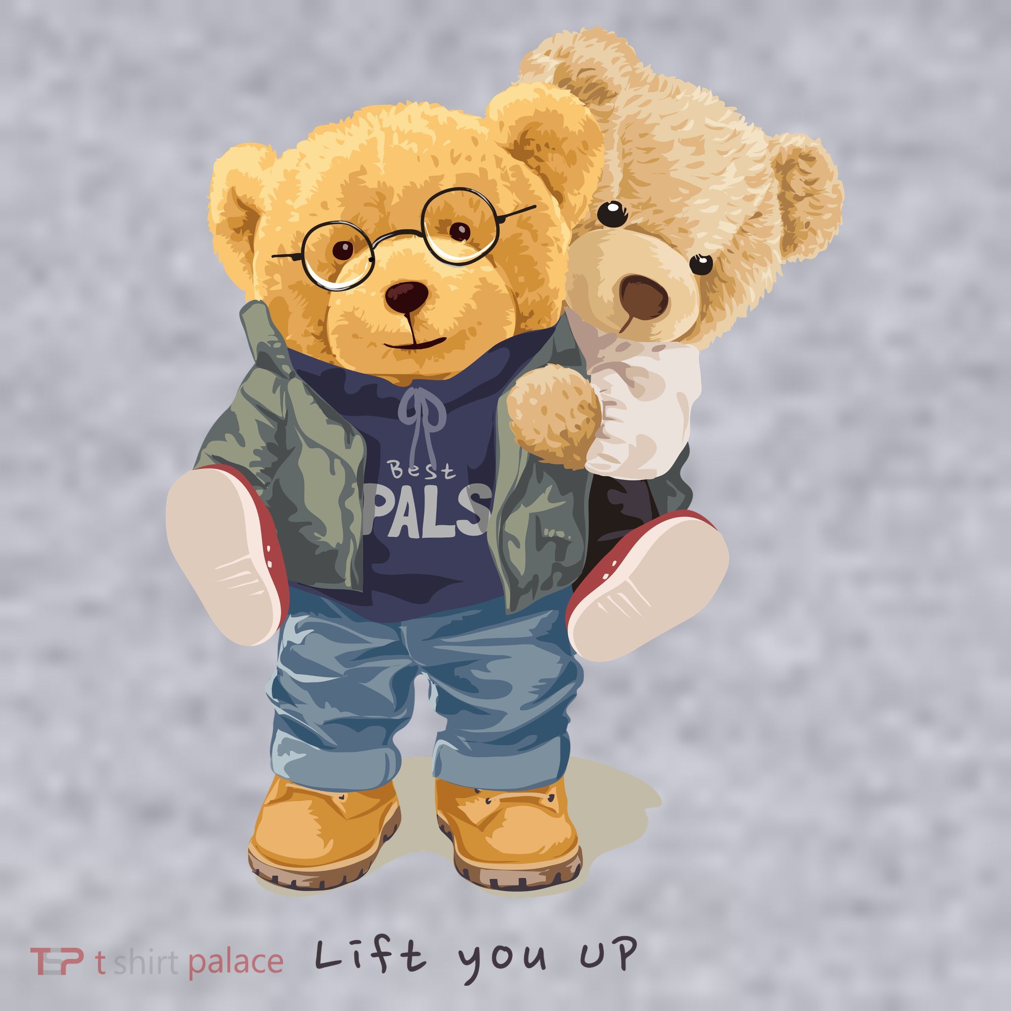 Cute Teddy Bear Lift You Up Women's Sweatshirt