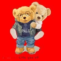 Cute Teddy Bear Lift You Up Santa Hat thumb 1