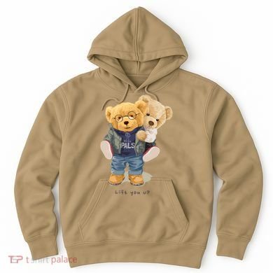Cute Teddy Bear Lift You Up Hoodie