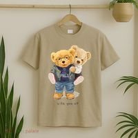 Cute Teddy Bear Lift You Up T-Shirt thumb 2
