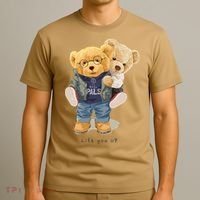 Cute Teddy Bear Lift You Up T-Shirt thumb 3