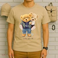 Cute Teddy Bear Lift You Up T-Shirt thumb 6