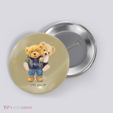 Cute Teddy Bear Lift You Up Button