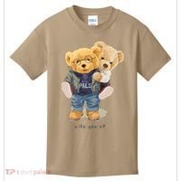 Cute Teddy Bear Lift You Up Kids T-Shirt thumb 0