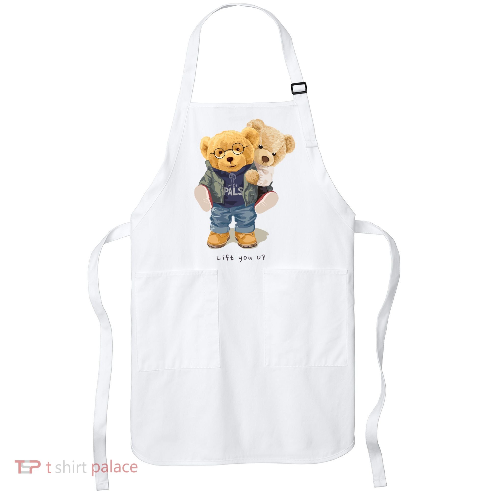 Cute Teddy Bear Lift You Up Apron