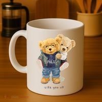 Cute Teddy Bear Lift You Up Coffee Mug thumb 4
