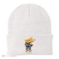 Cute Teddy Bear Lift You Up Beanie thumb 0