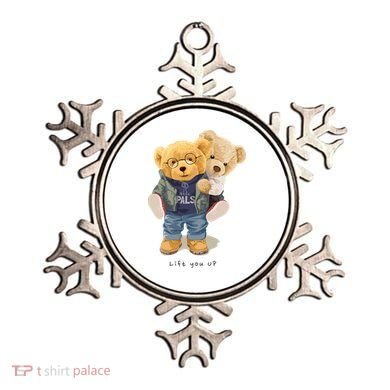 Cute Teddy Bear Lift You Up Ornament