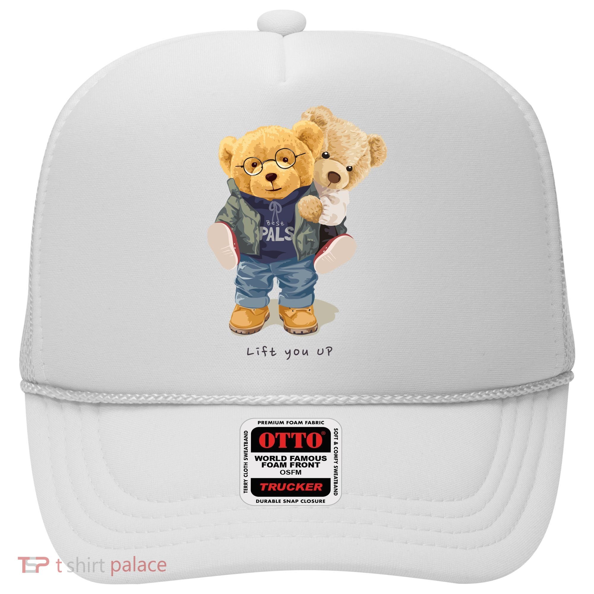 Cute Teddy Bear Lift You Up Hat