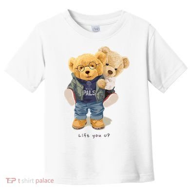 Cute Teddy Bear Lift You Up Toddler T-Shirt