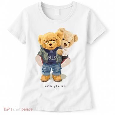 Cute Teddy Bear Lift You Up Women's T-Shirt