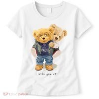 Cute Teddy Bear Lift You Up Women's T-Shirt thumb 0