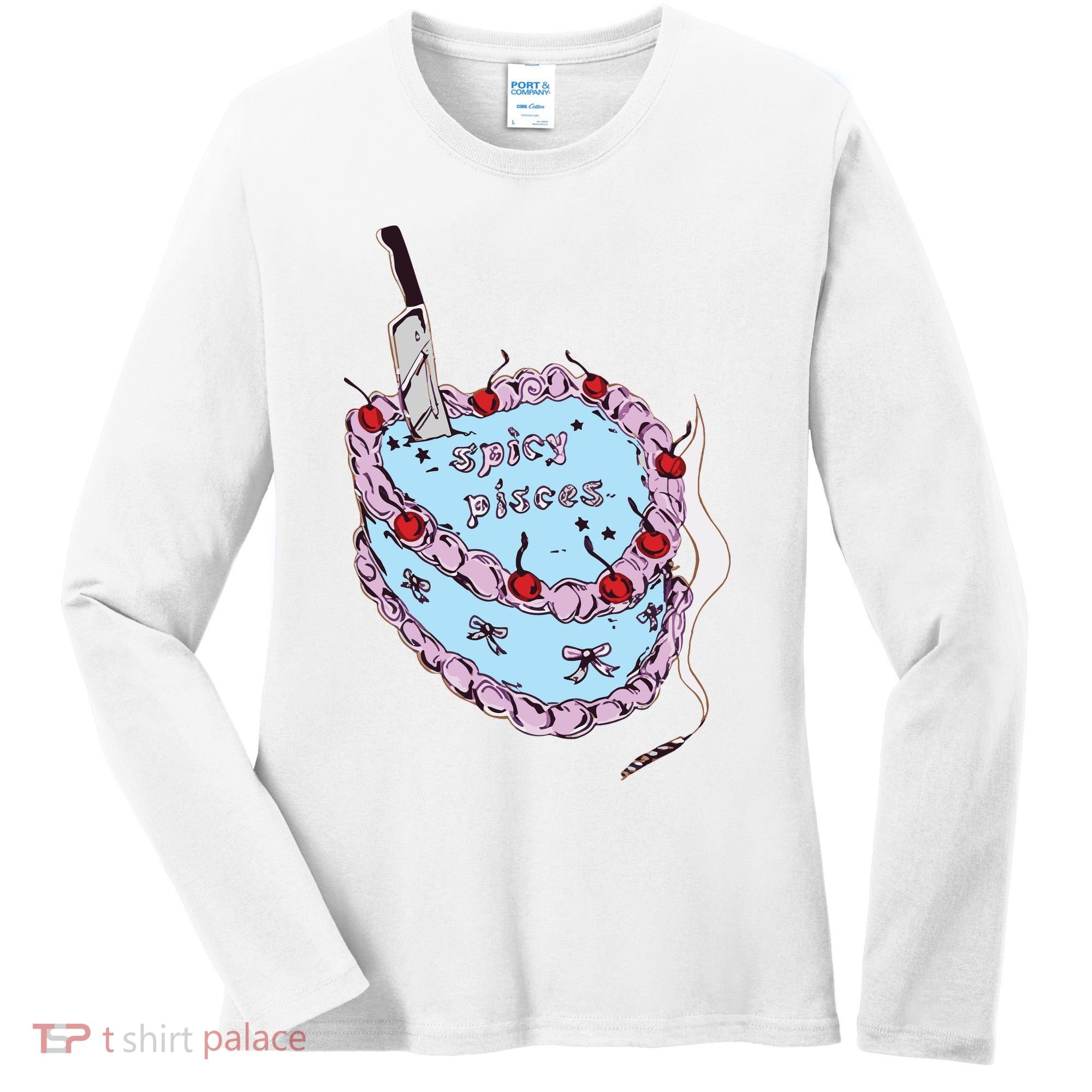 Celebrate The Birthday Rodrigo Spicy Pisces Women's Long Sleeve Shirt