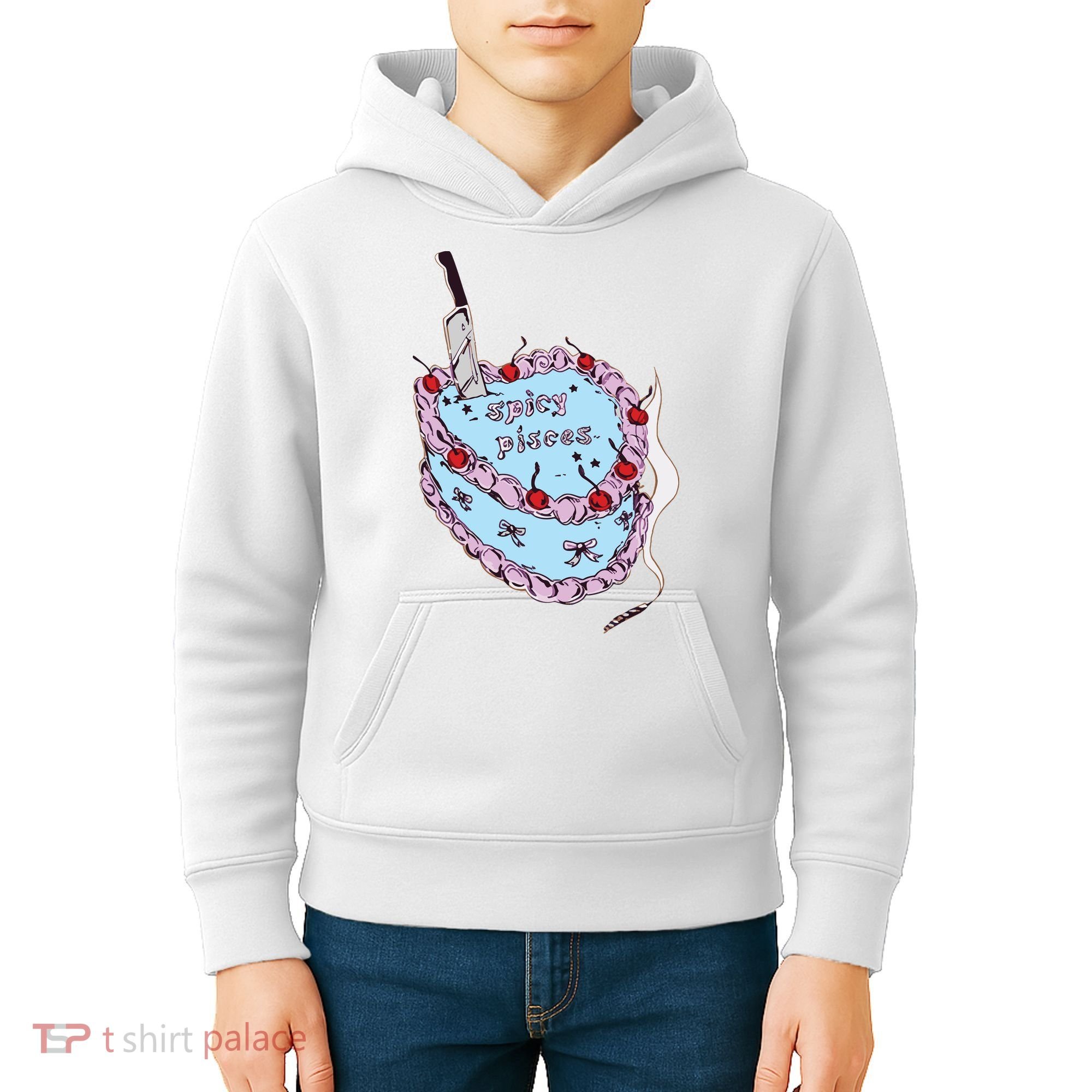 Celebrate The Birthday Rodrigo Spicy Pisces Kids Hoodie