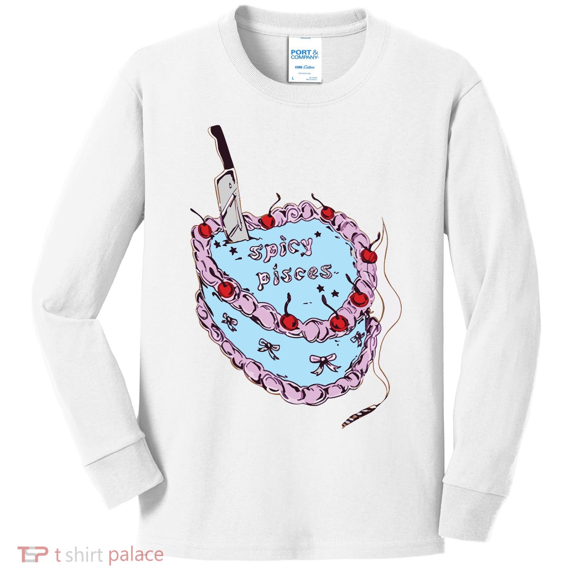 Celebrate The Birthday Rodrigo Spicy Pisces Kids Long Sleeve Shirt