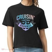 Cruisin Together Bahamas Gift Comfort Colors Boxy T-Shirt thumb 0