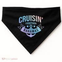 Cruisin Together Bahamas Gift USA-Made Doggie Bandana thumb 0
