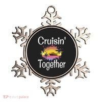 Cruisin Together Cruise Ship Vacation Couple Anniversary Cute Gift Ornament thumb 0