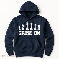 Chess Themed Chess Players With Chess Pieces Game On Hoodie thumb 0