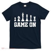 Chess Themed Chess Players With Chess Pieces Game On T-Shirt thumb 0