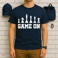 Chess Themed Chess Players With Chess Pieces Game On T-Shirt thumb 6