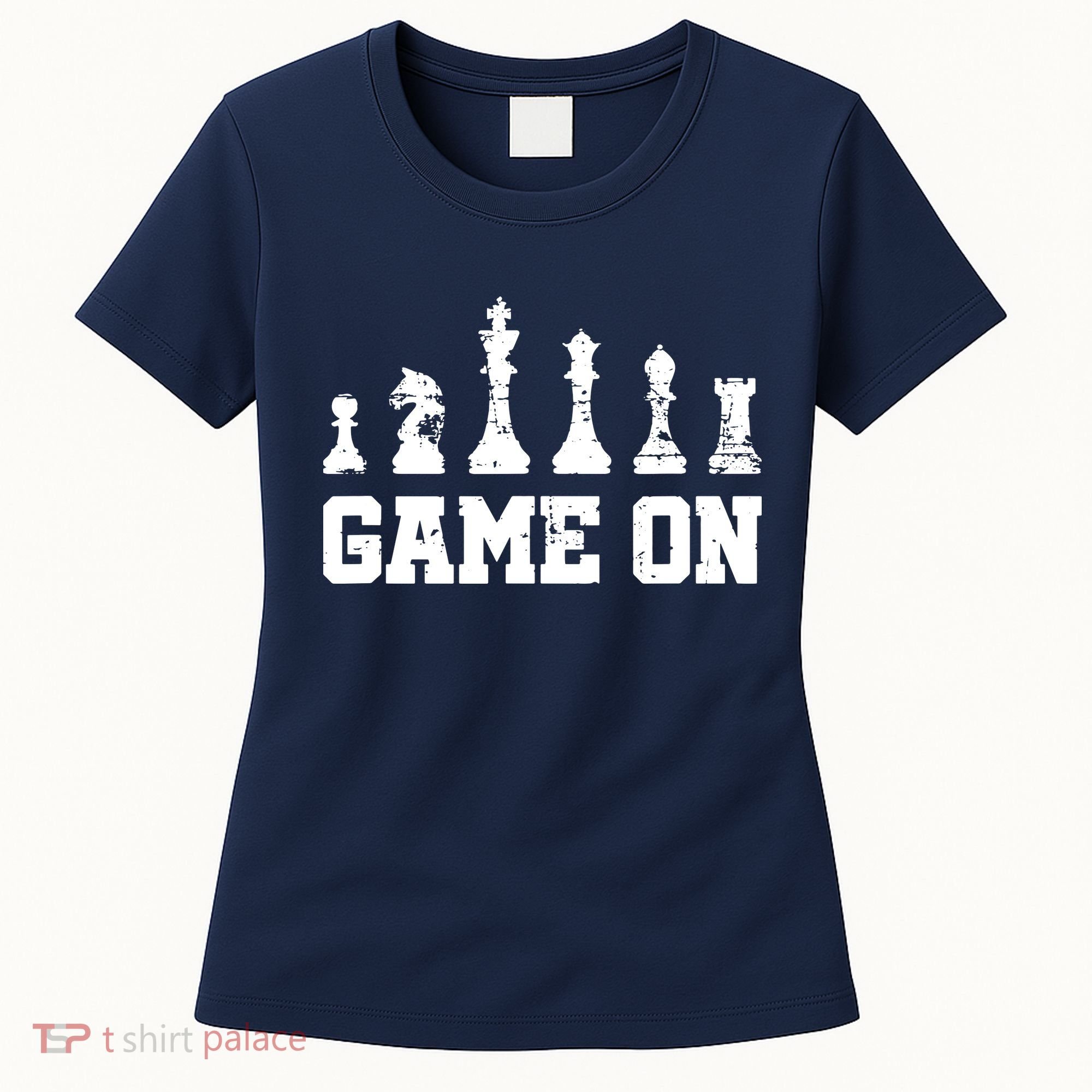 Chess Themed Chess Players With Chess Pieces Game On Women's T-Shirt
