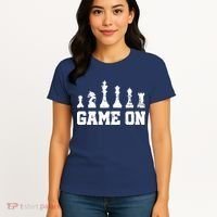 Chess Themed Chess Players With Chess Pieces Game On Women's T-Shirt thumb 4