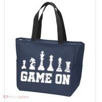 Chess Themed Chess Players With Chess Pieces Game On Tote Bag thumb 3