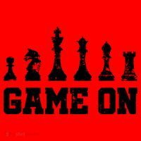 Chess Themed Chess Players With Chess Pieces Game On Santa Hat thumb 1