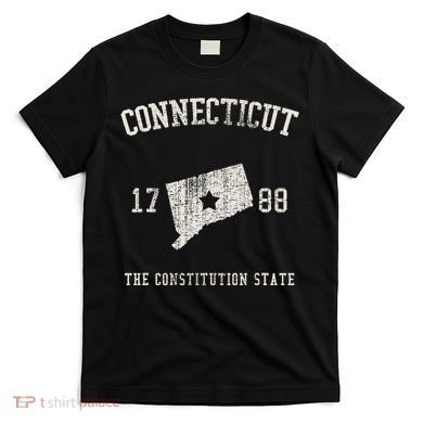 Connecticut The Constitution State Vintage T-Shirt