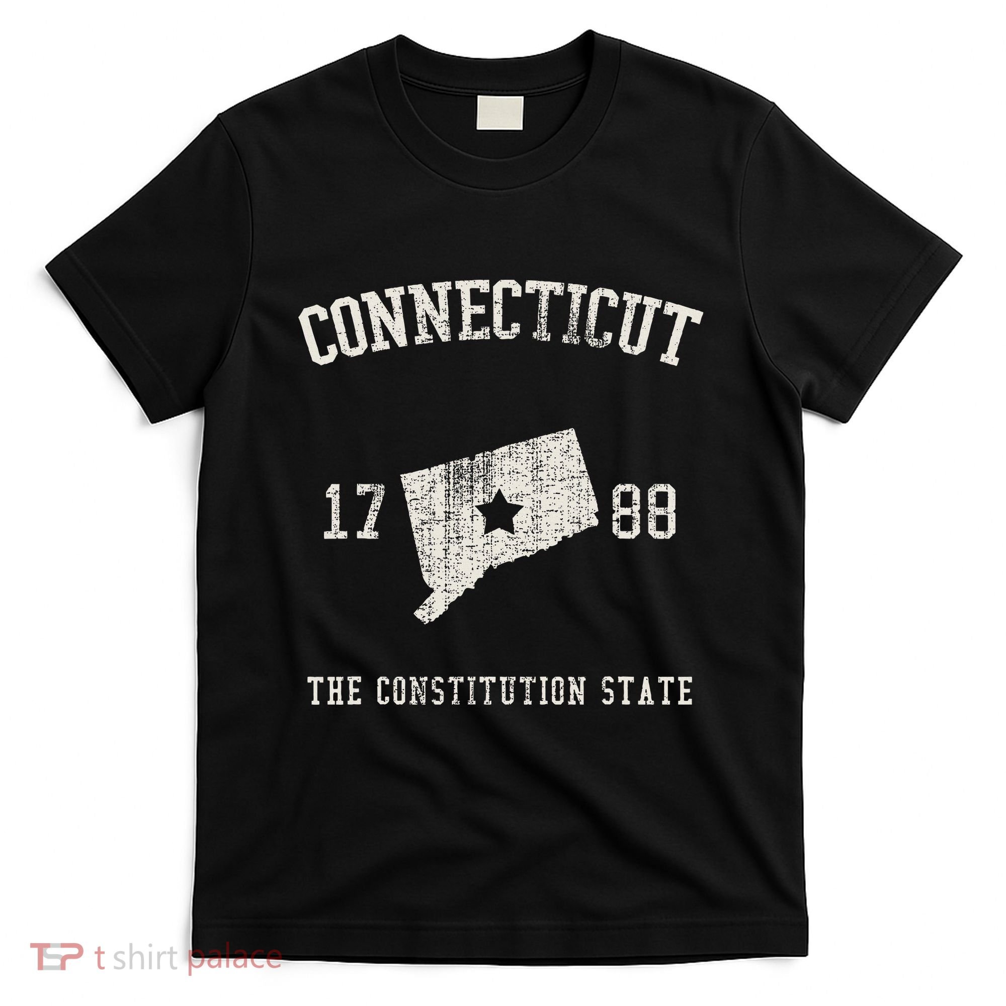 Connecticut The Constitution State Vintage T-Shirt